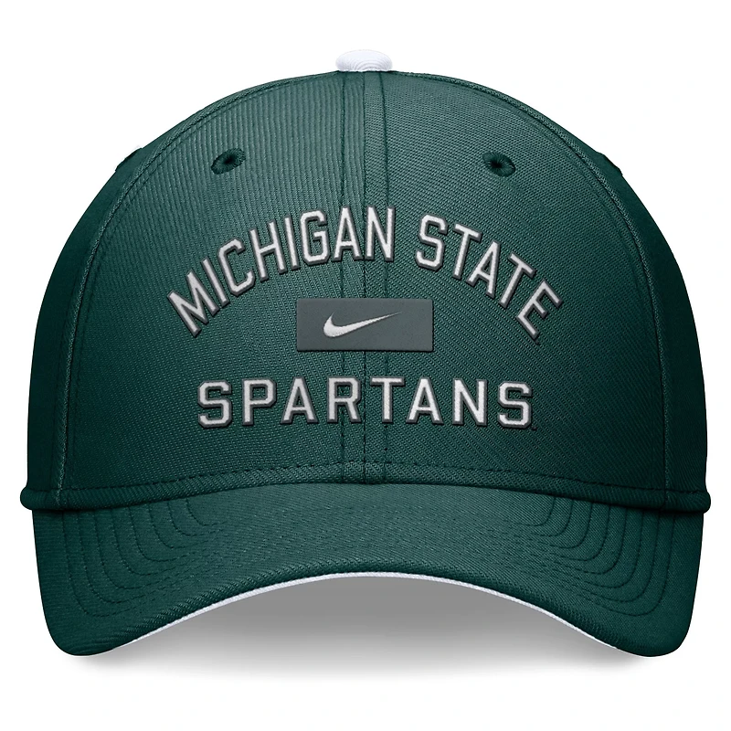 Nike Michigan State Spartans Primetime Rise Swoosh Flex Hat