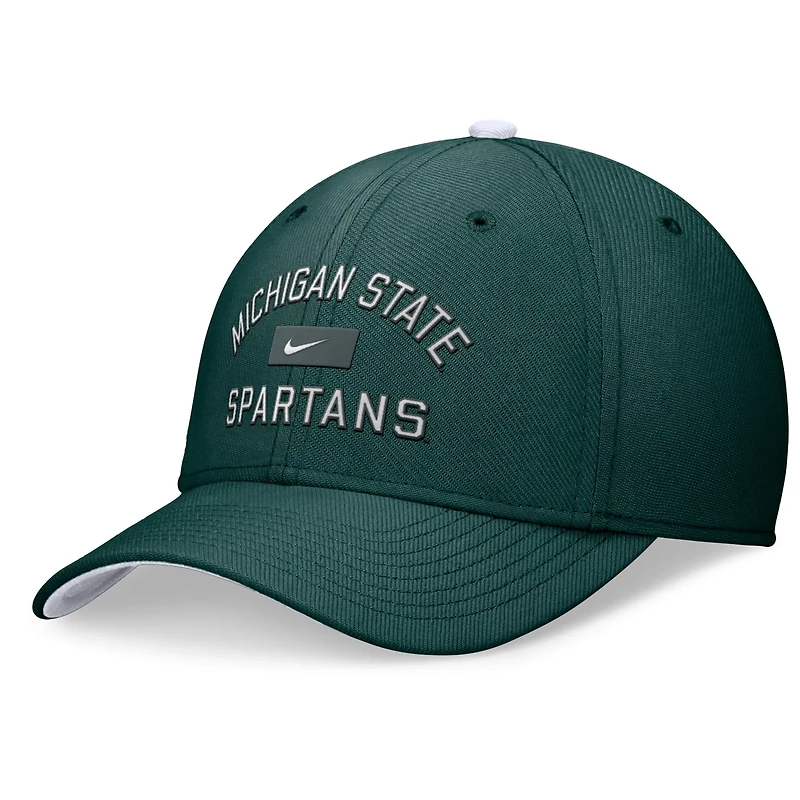 Nike Michigan State Spartans Primetime Rise Swoosh Flex Hat