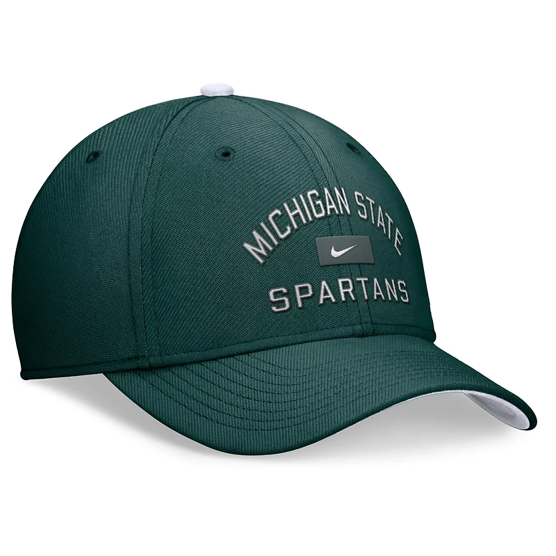 Nike Michigan State Spartans Primetime Rise Swoosh Flex Hat