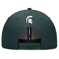 Nike Michigan State Spartans Slanted Primetime Rise Performance Adjustable Hat