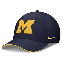 Nike Michigan Wolverines 2025 Dugout Coaches Rise Swoosh Performance Flex Hat