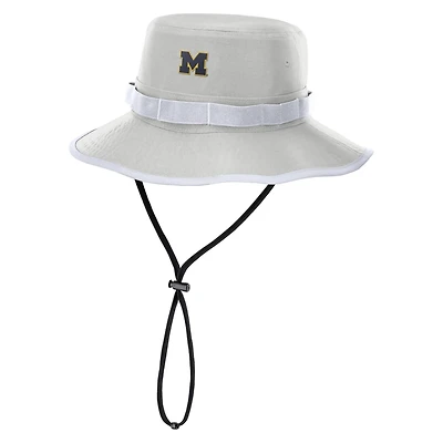 Nike Michigan Wolverines 2025 Sideline Apex Boonie Performance Bucket Hat
