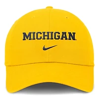 Nike Michigan Wolverines Club Adjustable Hat