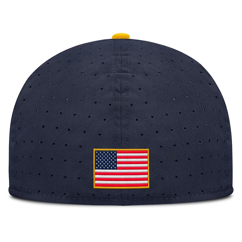 Nike Michigan Wolverines On-Field Dugout True Performance Fitted Hat