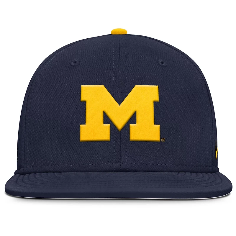 Nike Michigan Wolverines On-Field Dugout True Performance Fitted Hat