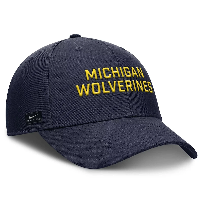 Nike Michigan Wolverines Rise Practice Adjustable Hat