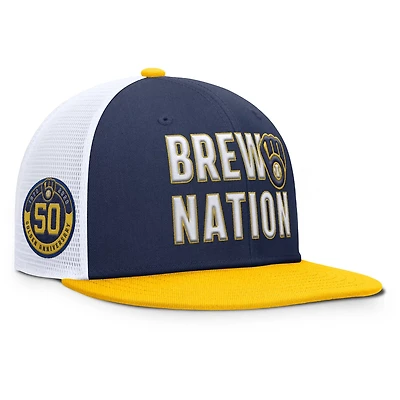 Nike Milwaukee Brewers Pro Trucker Snapback Hat