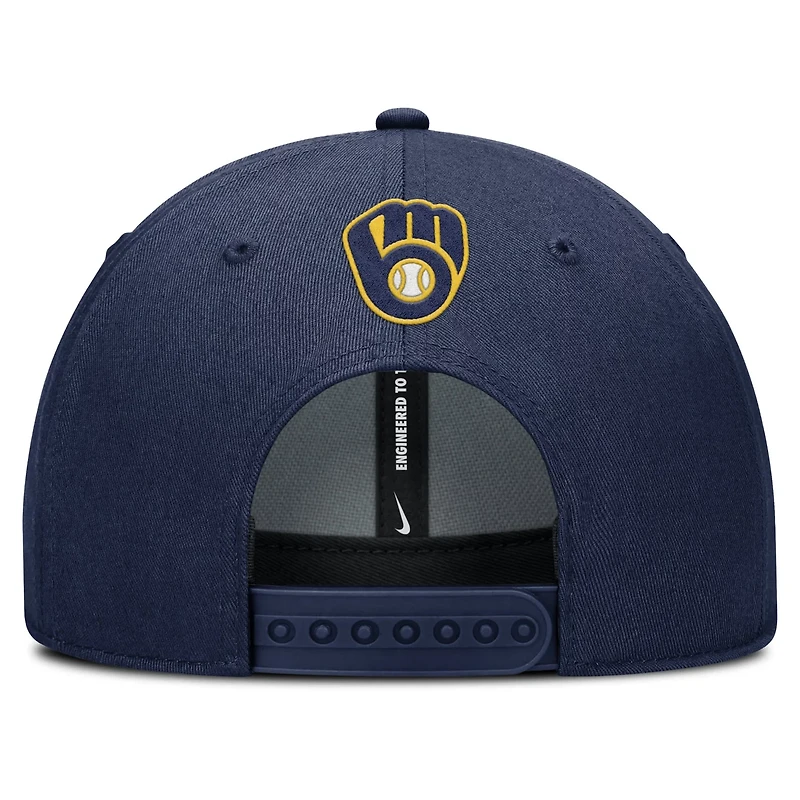 Nike Milwaukee Brewers Rise Gaberdine Adjustable Hat
