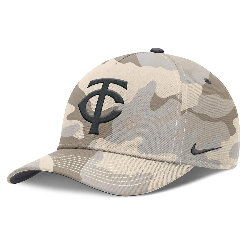 Nike Minnesota Twins Camo Pack Rise Adjustable Hat