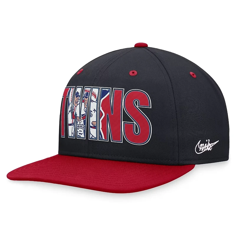 Nike Minnesota Twins Cooperstown Collection Pro Snapback Hat