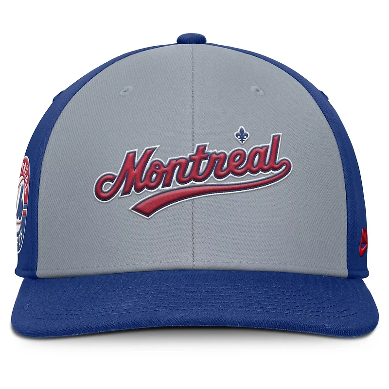 Nike Montreal Expos Cooperstown Collection Pro Performance Snapback Hat
