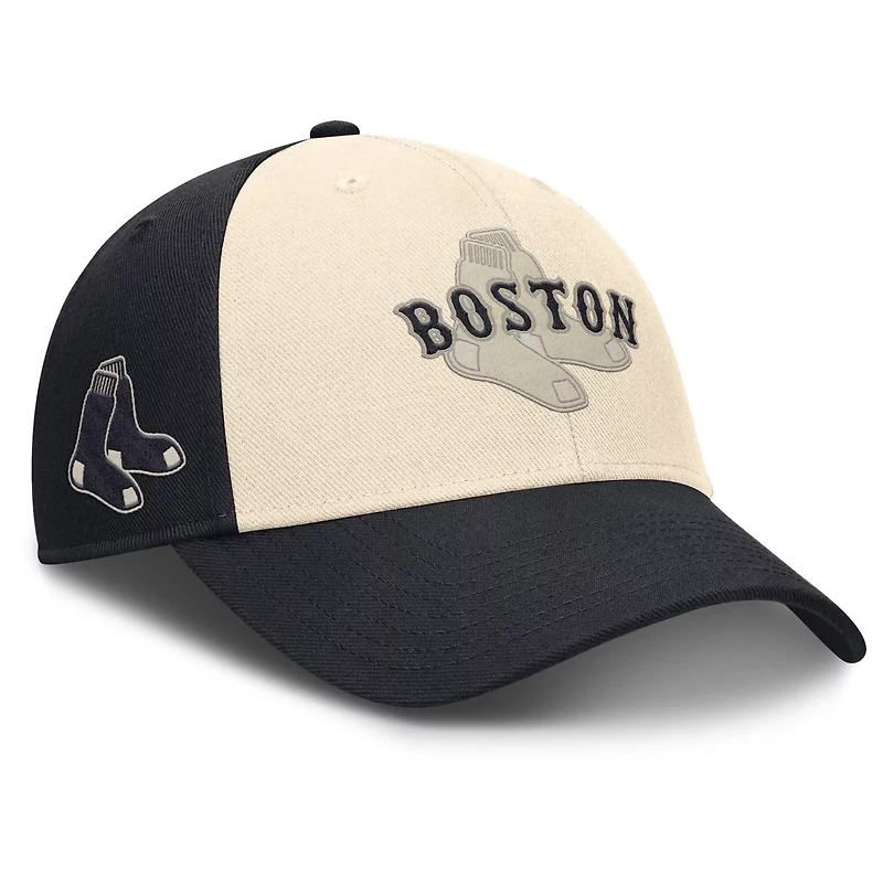 Nike Natural Boston Red Sox Statement Club Performance Adjustable Hat