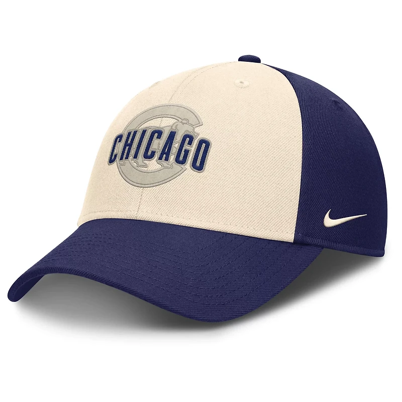 Nike Natural Chicago Cubs Statement Club Performance Adjustable Hat