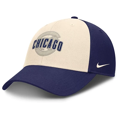 Nike Natural Chicago Cubs Statement Club Performance Adjustable Hat