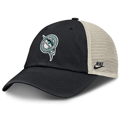 Nike Natural Florida Marlins Cooperstown Collection Club Trucker Adjustable Hat