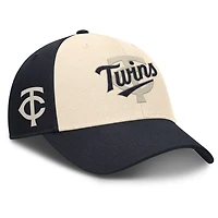 Nike Natural Minnesota Twins Statement Club Performance Adjustable Hat