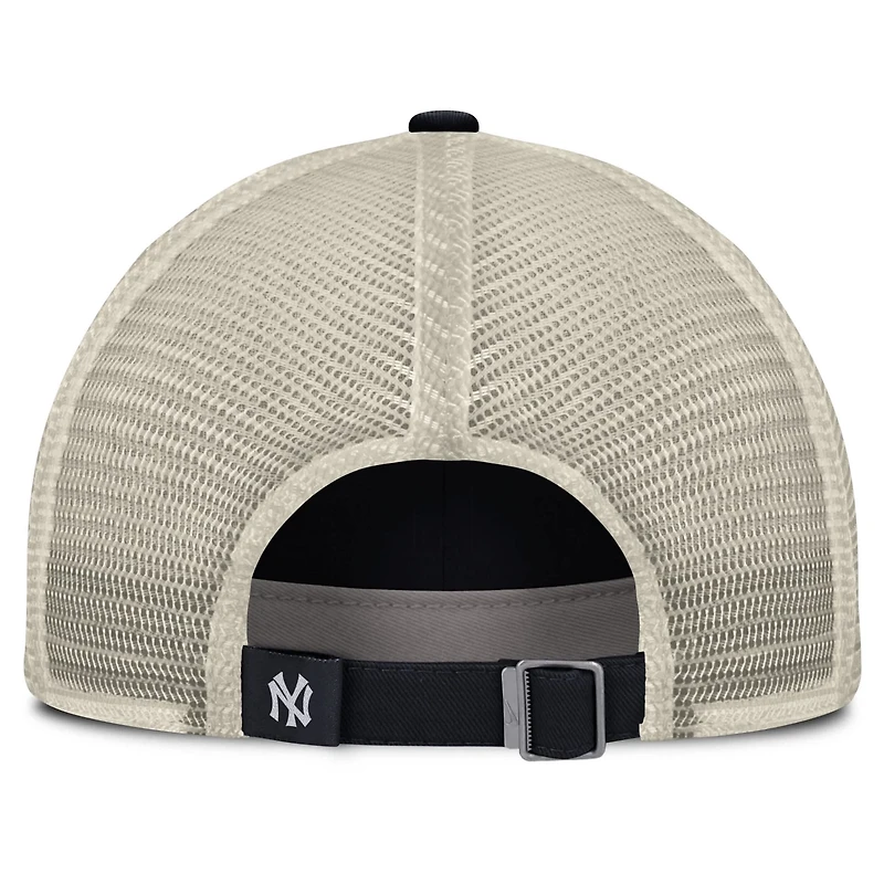 Nike Natural New York Yankees Cooperstown Collection Club Trucker Adjustable Hat