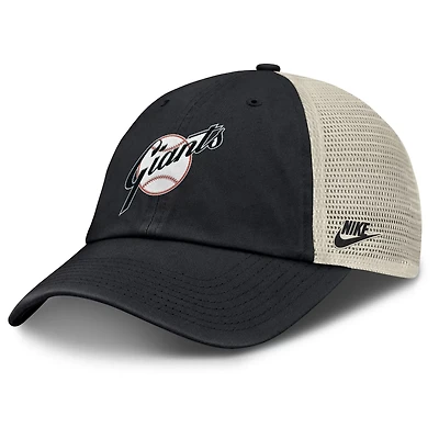 Nike Natural San Francisco Giants Cooperstown Collection Club Trucker Adjustable Hat
