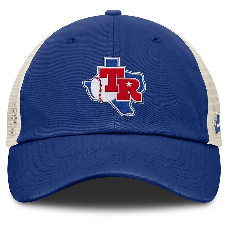 Nike Natural Texas Rangers Cooperstown Collection Club Trucker Adjustable Hat
