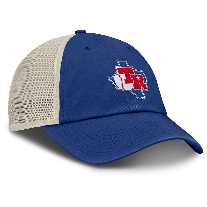 Nike Natural Texas Rangers Cooperstown Collection Club Trucker Adjustable Hat