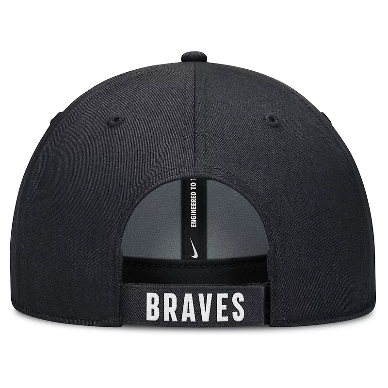 Nike Navy Atlanta Braves Club Performance Adjustable Hat