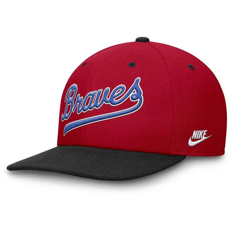 Nike Navy Atlanta Braves Cooperstown Collection Pro Performance Snapback Hat