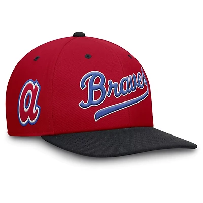 Nike Navy Atlanta Braves Cooperstown Collection Pro Performance Snapback Hat