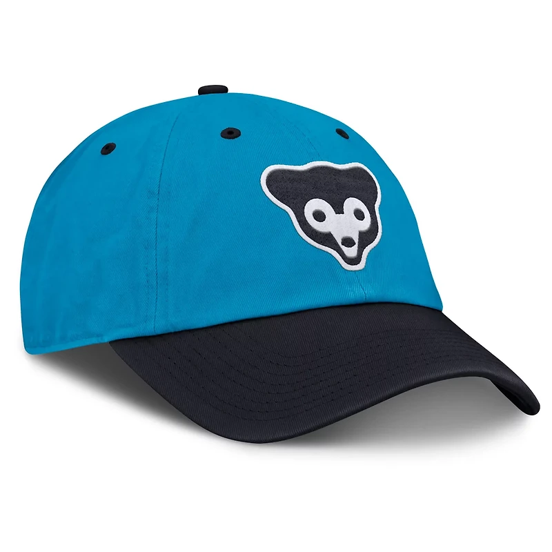 Nike Navy Chicago Cubs Neon 90s Club Adjustable Hat