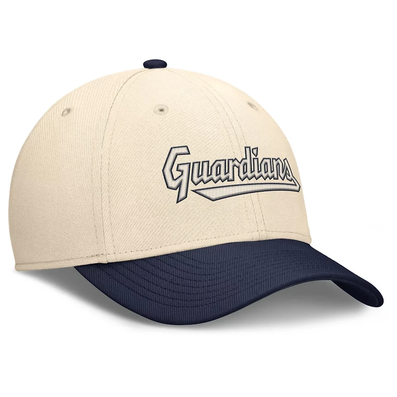 Nike Navy Cleveland Guardians Statement Rise Performance Flex Hat