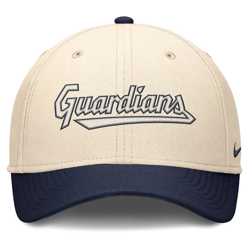 Nike Navy Cleveland Guardians Statement Rise Performance Flex Hat