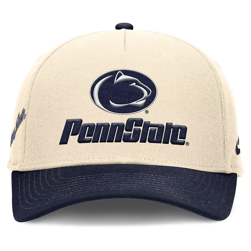 Nike Navy Penn State Nittany Lions Academic Rise Dri-FIT Adjustable Hat