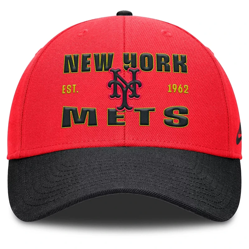 Nike New York Mets Neon 90s Rise Adjustable Hat