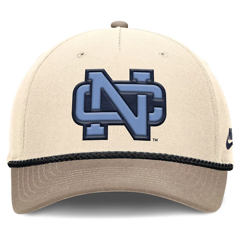 Nike North Carolina Tar Heels Rise Legacy Throwback Logo Adjustable Hat