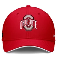 Nike Ohio State Buckeyes 2025 Dugout Coaches Rise Swoosh Performance Flex Hat