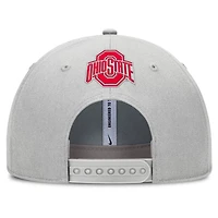 Nike Ohio State Buckeyes 2025 Sideline Dust Pinched Rise Adjustable Hat