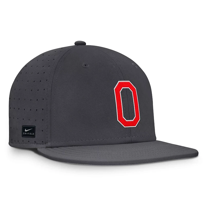 Nike Ohio State Buckeyes On-Field Dugout True Performance Fitted Hat