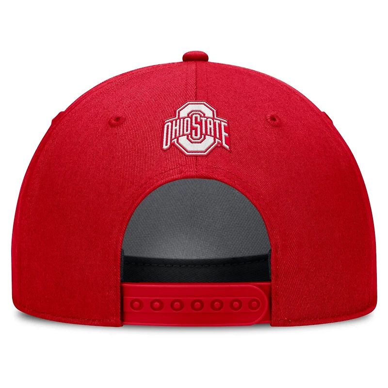 Nike Ohio State Buckeyes Rise Campus Adjustable Hat