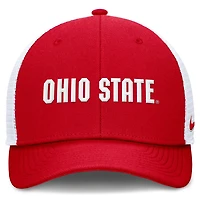Nike Ohio State Buckeyes Rise Performance Adjustable Trucker Hat