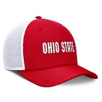 Nike Ohio State Buckeyes Rise Performance Adjustable Trucker Hat