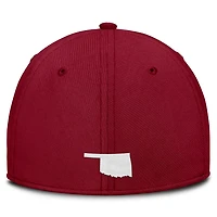 Nike Oklahoma Sooners 2025 Dugout Coaches Rise Swoosh Performance Flex Hat