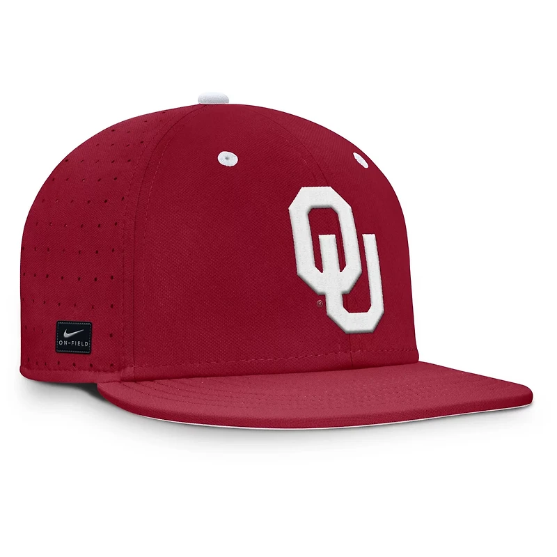 Nike Oklahoma Sooners On-Field Dugout True Performance Fitted Hat