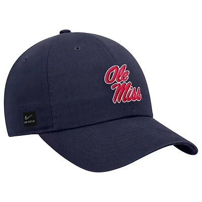 Nike Ole Miss Rebels 2025 On-Field Club Adjustable Hat