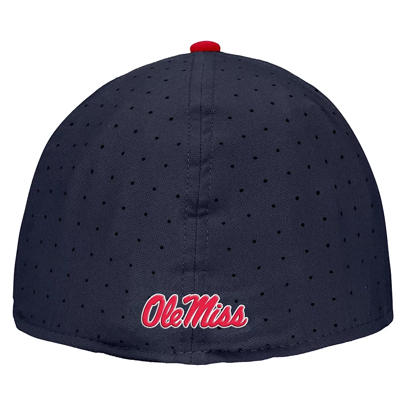 Nike Ole Miss Rebels 2025 On-Field True Performance Baseball Fitted Hat