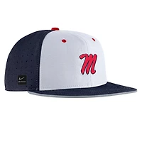 Nike Ole Miss Rebels 2025 On-Field True Performance Baseball Fitted Hat