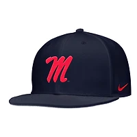 Nike Ole Miss Rebels On-Field Baseball Performance Fitted Hat