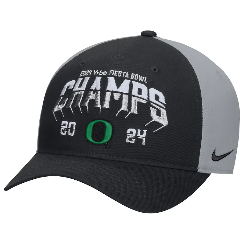 Nike Oregon Ducks 2024 Fiesta Bowl Champions Locker Room Adjustable Hat