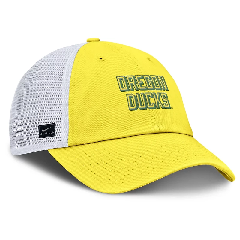 Nike Oregon Ducks 2025 Gameday On-Field Club Adjustable Trucker Hat
