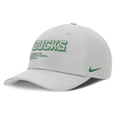 Nike Oregon Ducks 2025 Sideline Dust Pinched Rise Adjustable Hat