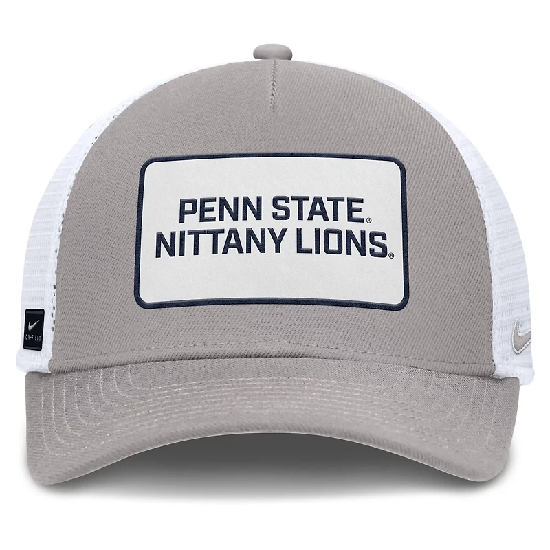 Nike Penn State Nittany Lions 2025 On-Field Rise Patch Trucker Adjustable Hat