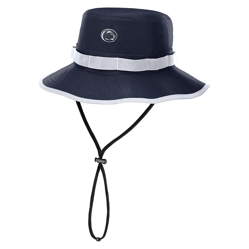 Nike Penn State Nittany Lions 2025 Sideline Apex Boonie Performance Bucket Hat